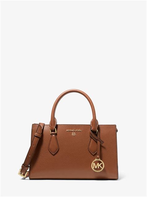 michael kors sac valerie|Valerie Small Pebbled Leather Satchel .